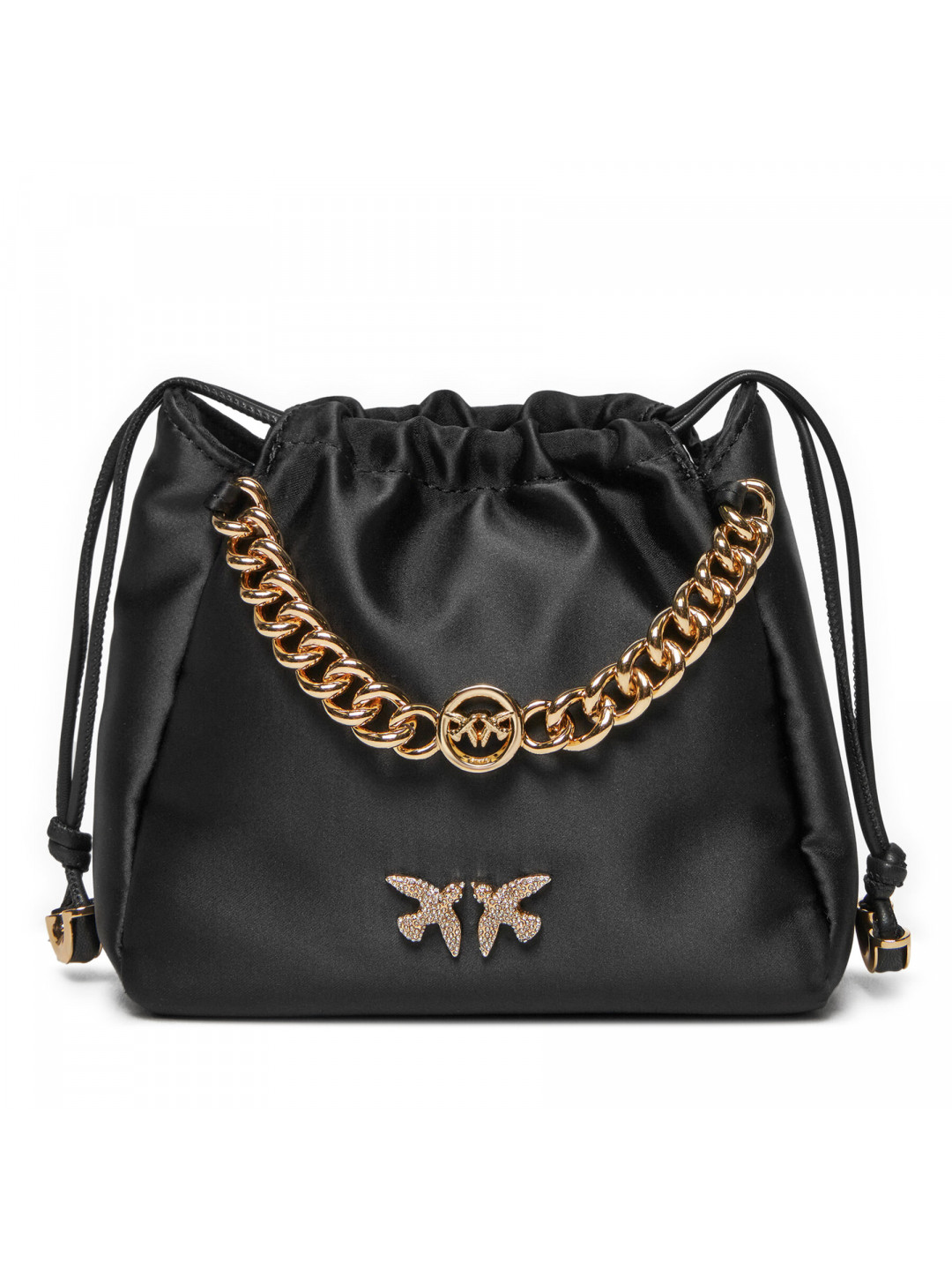 Kabelka Pinko Atalanta Pouch AI 24-25 PLTT 103534 A1WB Černá